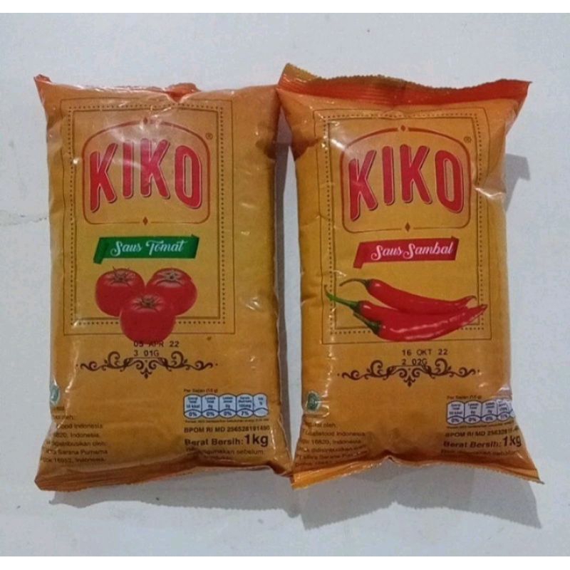

KIKO SAUS SAMBAL 1 KG TOMAT ATAU SAUS CABAI
