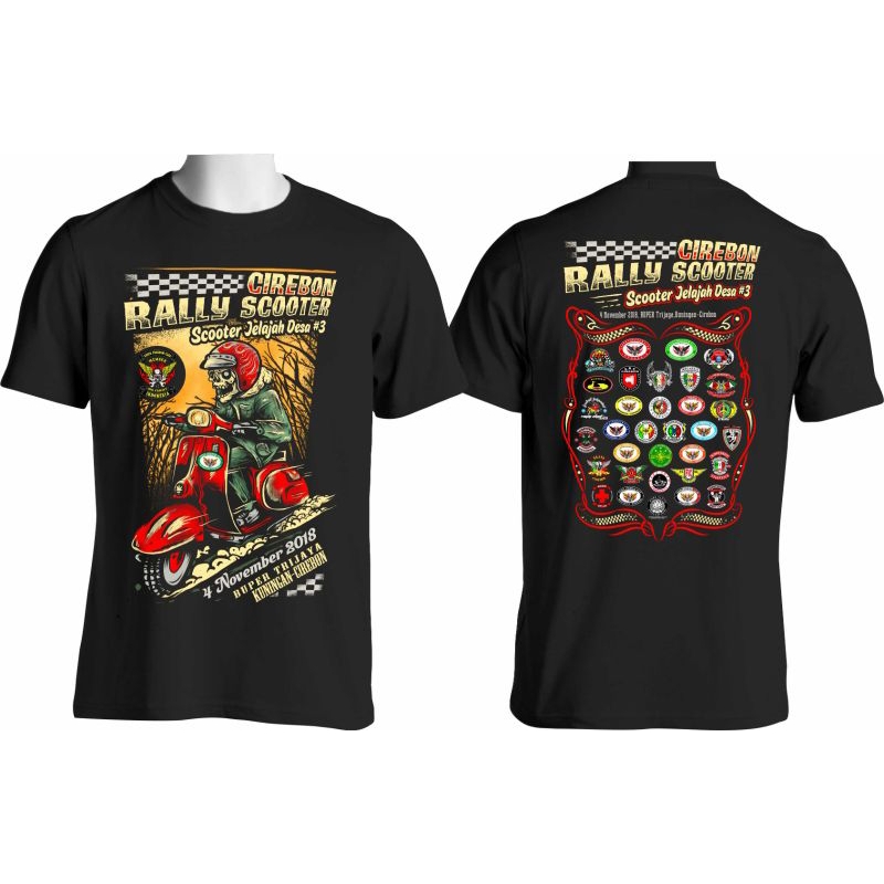 Kaos Vespa Original Baju Acara Vespa Bonus Piagam Resmi Dan Stiker