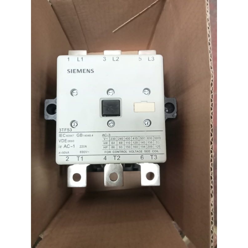 KONTAKTOR SIEMENS 3TF53 110v Coil