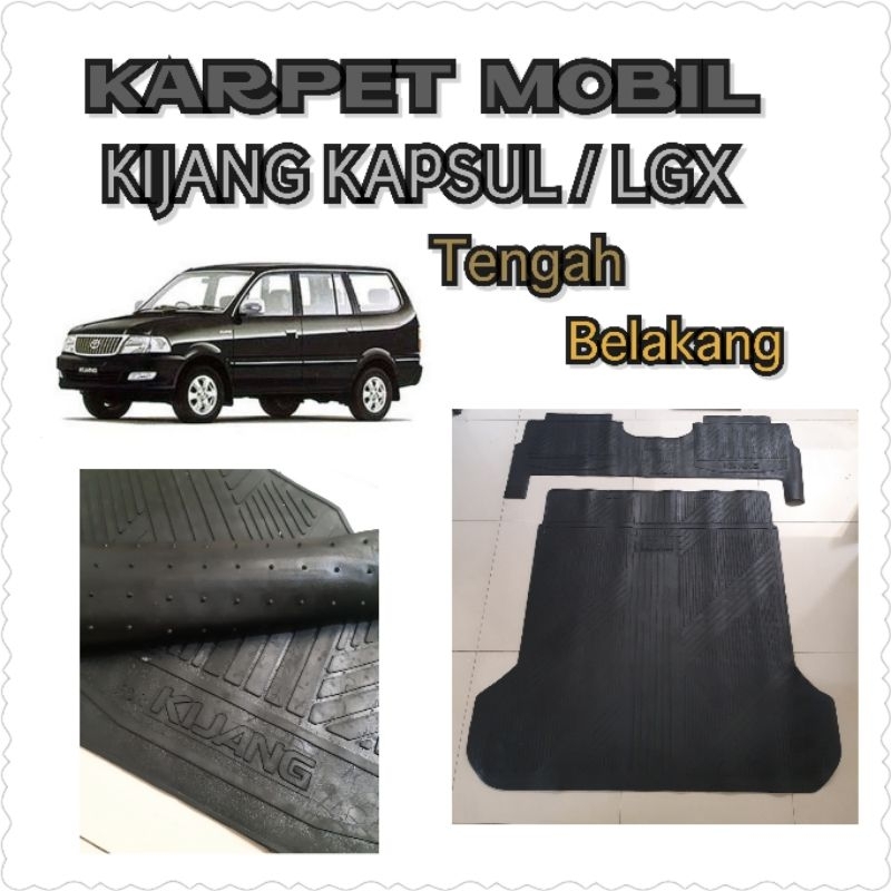 karpet alas mobil kijang kapsul / lgx kijang new tengah belakang