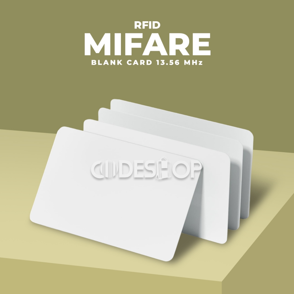 

Blank Card Mifare 13.56 MHz Kartu PVC RFID 13.56MHz Read Write