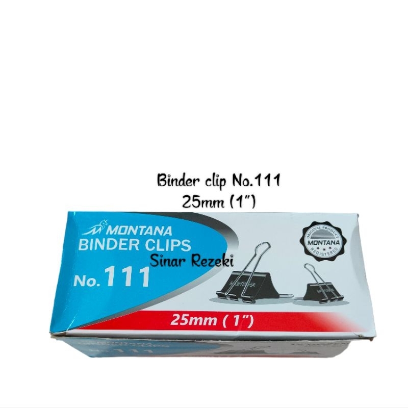 1 kotak Binder clip no.111/binder clip joyko 111/binder clip 111