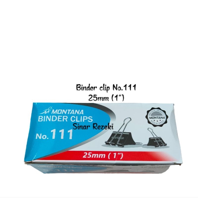 

1 kotak kecil = 12 buah!! 111!Binder clip no.111/binder clip joyko 111/binder clip 111