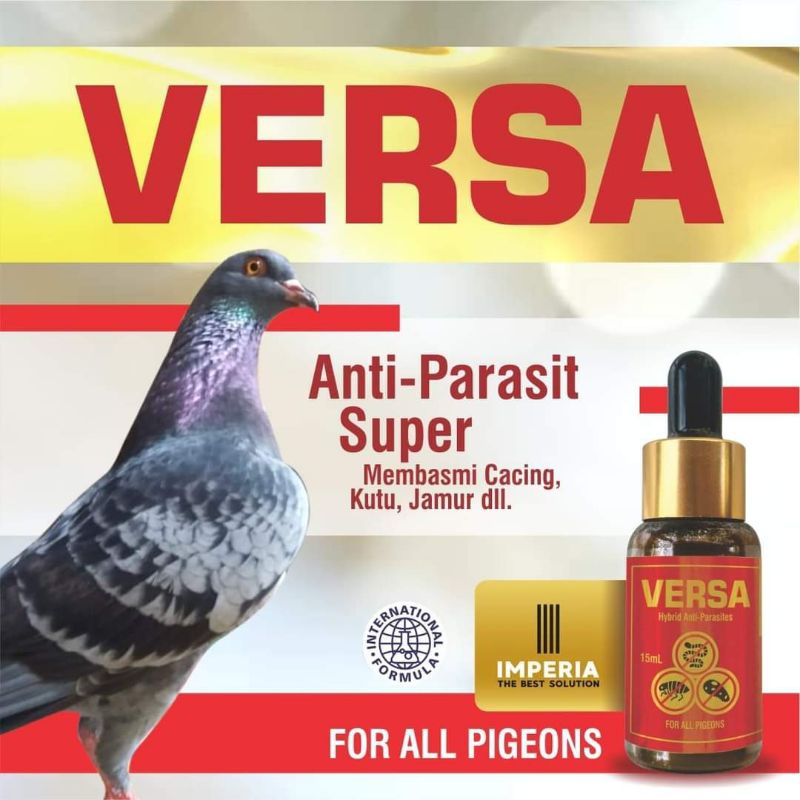 Versa, obat merpati cacingan