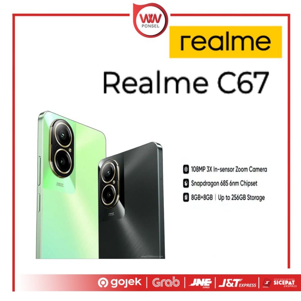 Hp Realme C67 Ram 8GB Internal 128GB Garansi Resmi