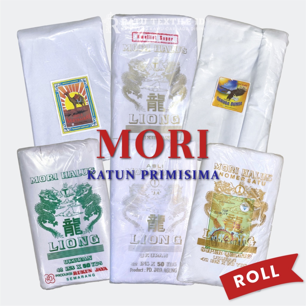 Kain Mori Kafan Primisima Kualitas Super Roll Grosir