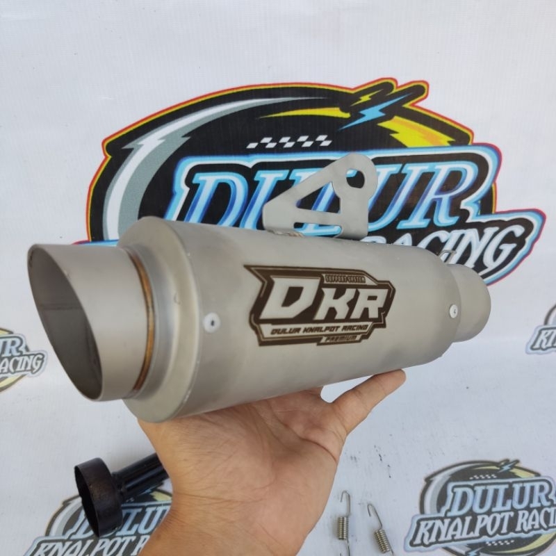 original slinser knalpot racing DKR tipe proliner tr1 short Vixion satria Sonic r15 Mio soul gt Fino