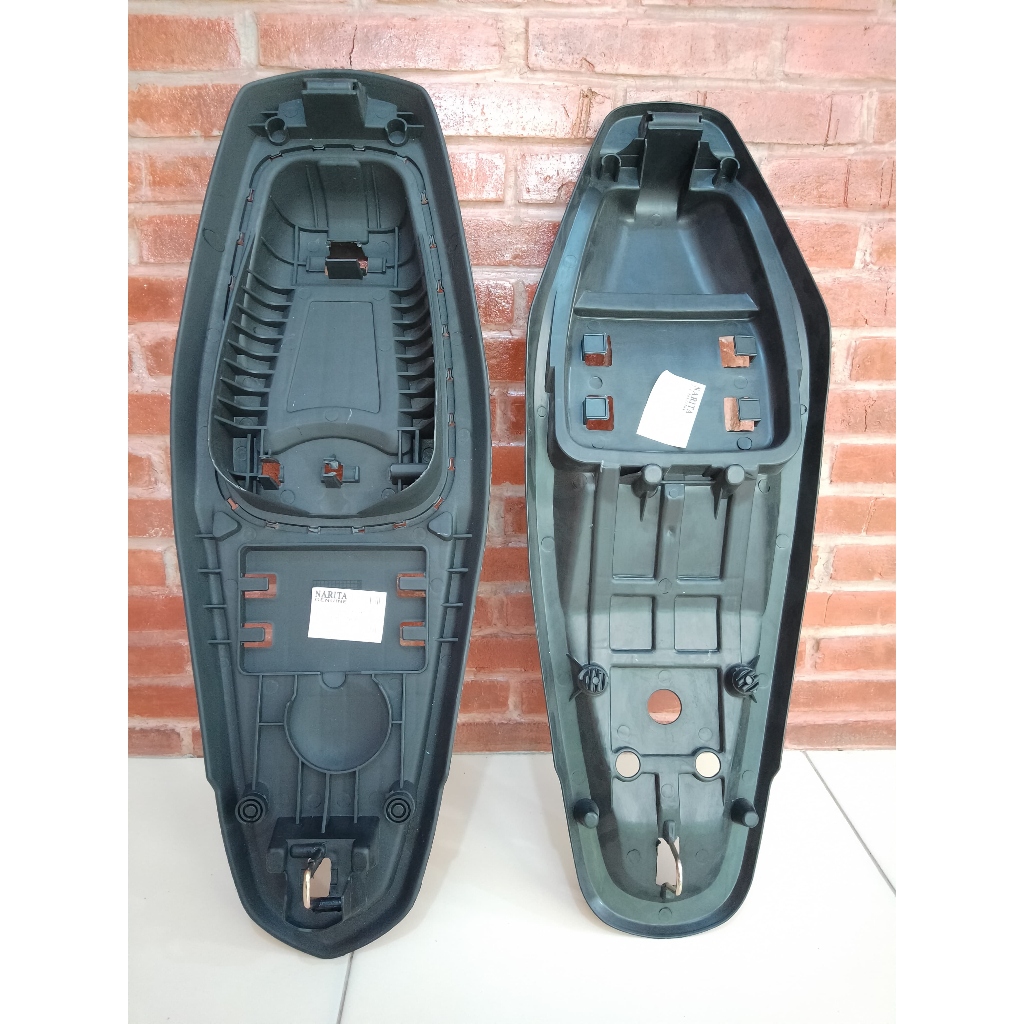 fiber/alas jok MOTOR BEAT-FIBER HITAM TEBAL