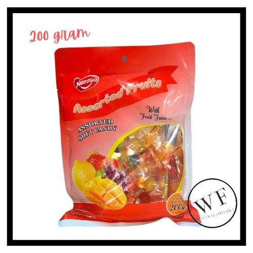 

Naraya assorted Soft candy / Naraya Assorted Fruits candy 200grm