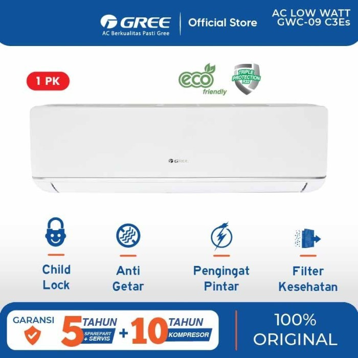 AC Gree 1 PK Low Watt GWC-09C3ES