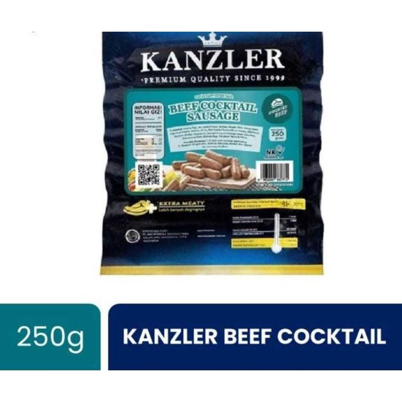 

Sosis Kanzler Cooktail Beef 250gr