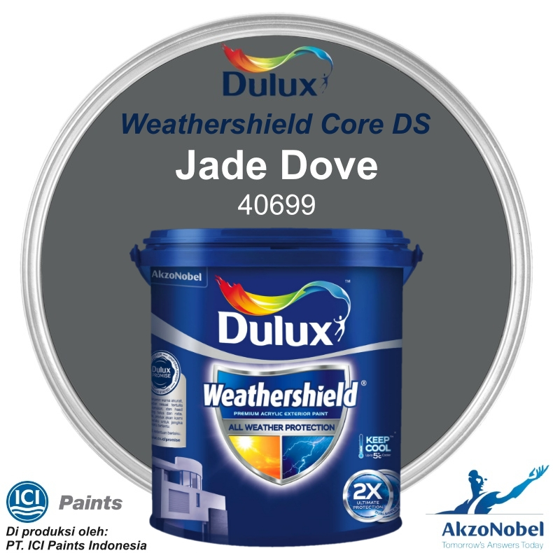 CAT DULUX WEATHERSHIELD 2.5 LT - JADE DOVE 40699