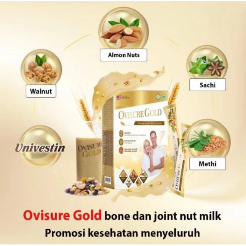 

PAKET 5 BOX OVISURE GOLD ASLI MILK SUSU OBAT TULANG DAN SENDI YG SEHAT 100% ORIGINAL DI IMPORT DARI USA