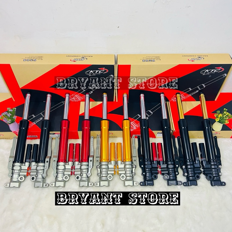 SUSPENSION SHOCK BREAKER DEPAN TABUNG KTC RACING MATRIX ORIGINAL UP SIDE DOWN VARIO 110 125 150 160 BEAT SCOOPY SPACY VARIO110 VARIO125 VARIO150 VARIO160 SHOCKBREAKER FRONT