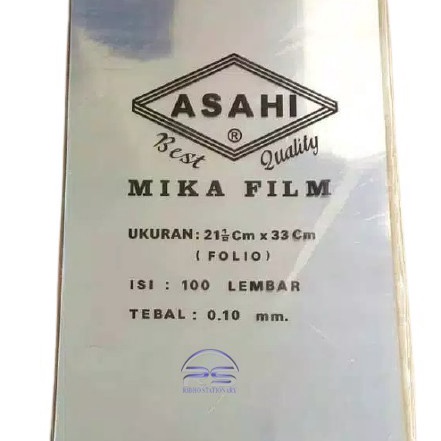 

Big Sale 1 Pcs Mika Jilid Asahi F4 Bening Transparant Plastik Jilid