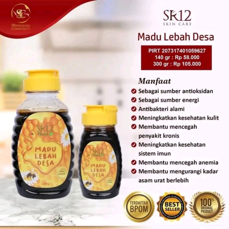 

MADU LEBAH DESA SR12 / 100℅ MADU ASLI /PENAMBAH NAFSU MAKAN ANAK/ PENAMBAH BERAT BADAN / MADU MURNI / PENAMBAH DARAH / MENJAGA KESEHATAN IMUN