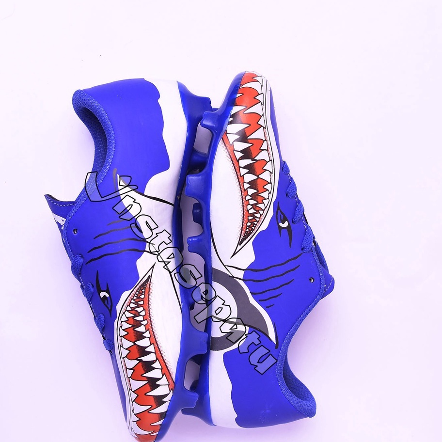 Buruan Beli Sepatu Bola Anak Ortuseight Requin Biru Sepatu Bola Junior HIU Diskon Promo