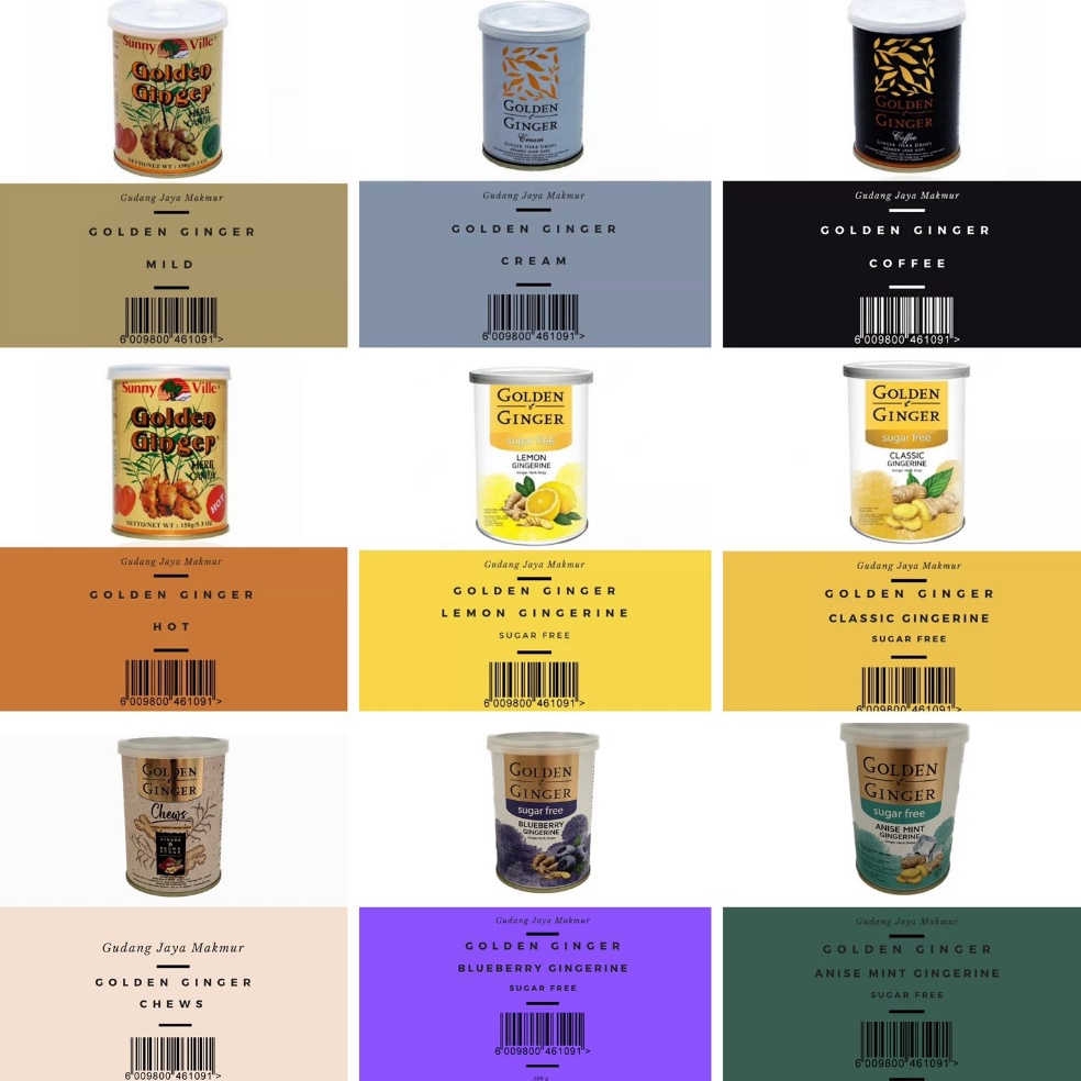 

jxok 83 Permen Jahe Golden Ginger Herb Candy Sunny Ville 15gr