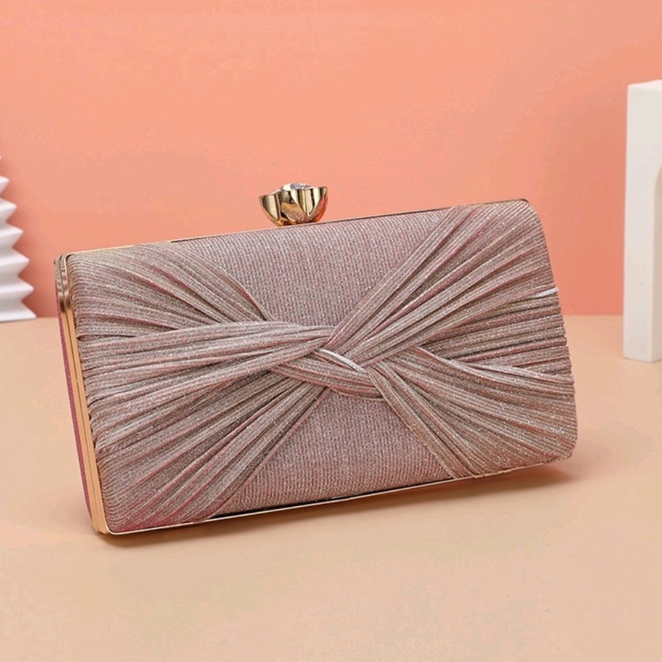 Ready CN7514 Clutch Wanita Import Hand Bag Wanita Tas Kondangan Wanita Tas Pesta Wanita Kirim Sekara