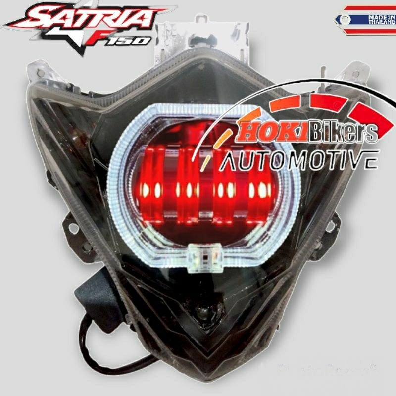 LAMPU DEPAN SATRIA FU 2014 NEWFACELIFT BILED BILLED PROJIE LED SUPER TERANG LAMPU DEPAN SATRIA FU 15