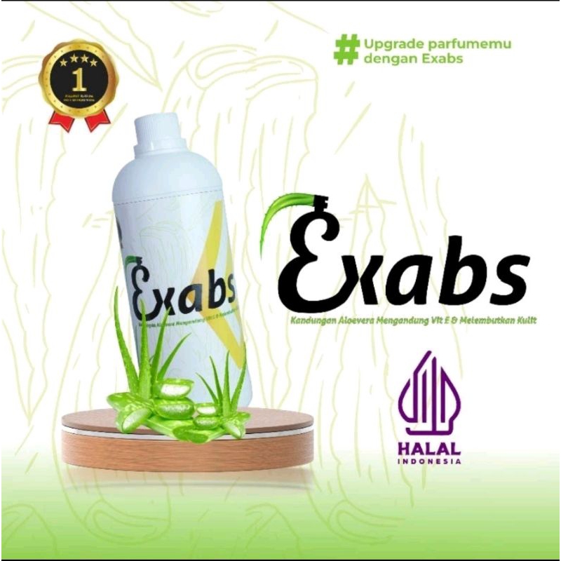 Exabs Aloevera Campuran parfum Halal Non alkohol Segel