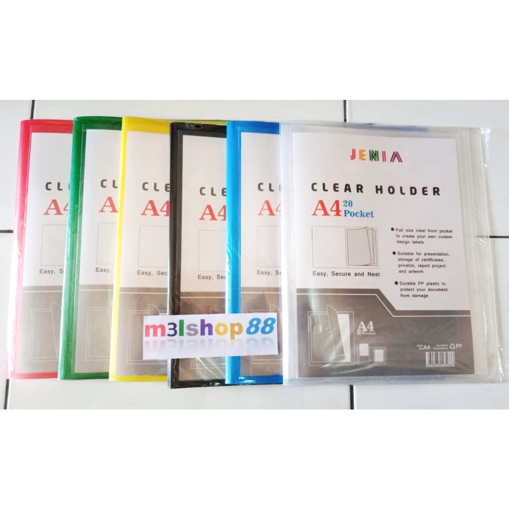 

Murah Meriah Clear holder A4 2 lembar JENIA MEDIA KITA1 pcs Scrooling