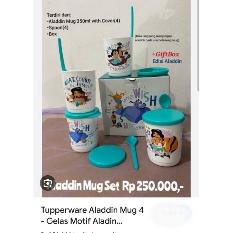 Tupperware Aladin mug 1 set (4 pcs)