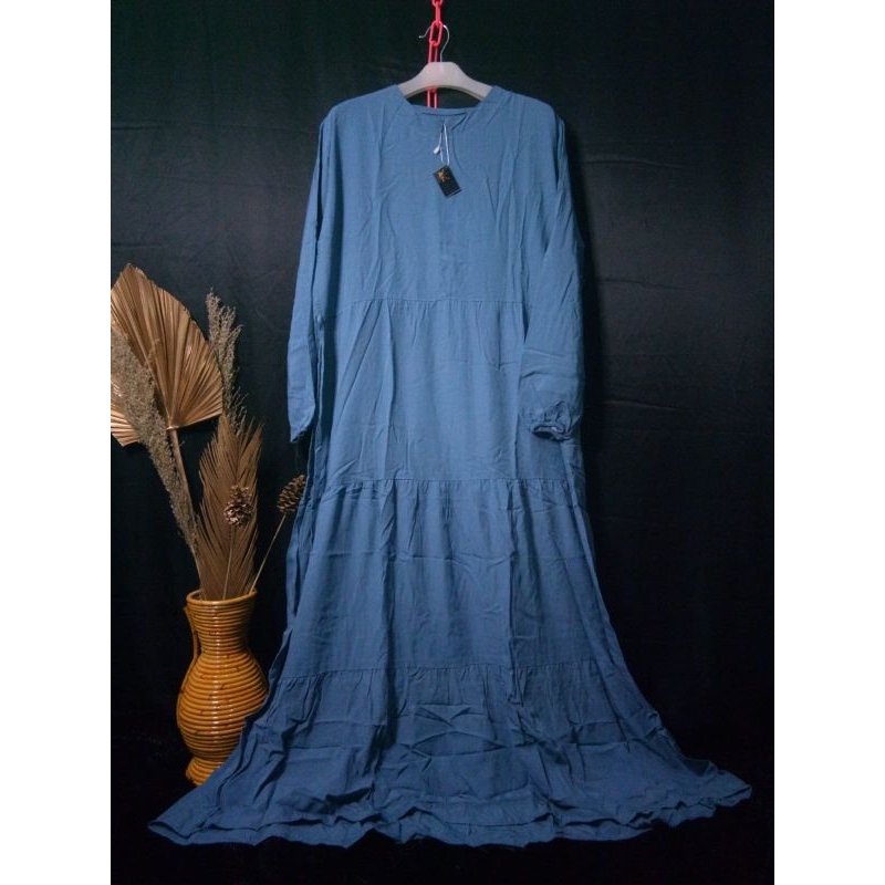 gamis susun rayon gamis polos
