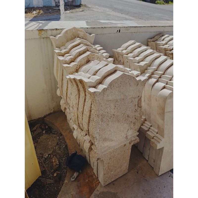 Maesan tancap Pipih Marmer trotol