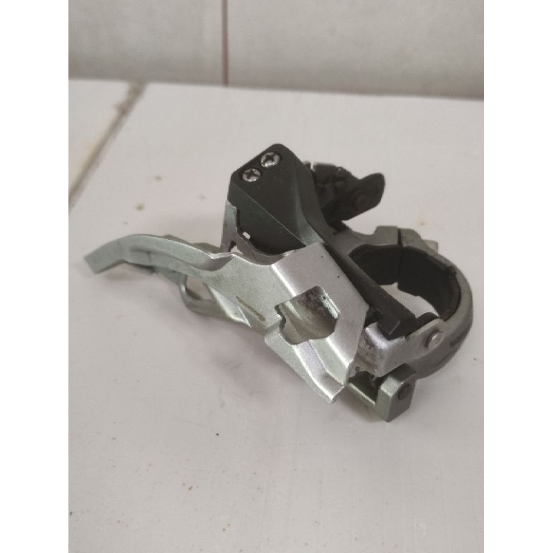 fd shimano alivio t4000 m4000 triple 3 speed clamp tarikan atas bawah