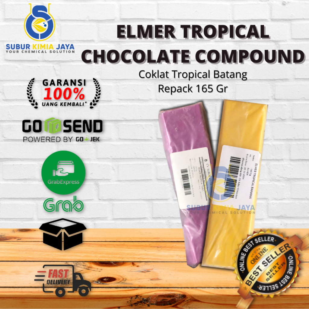 

Elmer Tropical Chocolate Comp 165 Gr / Coklat Batang All Varian