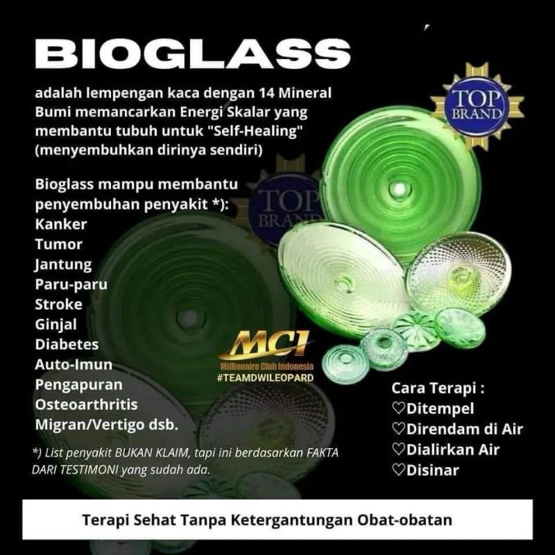 BIOGLASS DIAMOND SHAPE/VORTEX ORIGINAL_MCI 100%