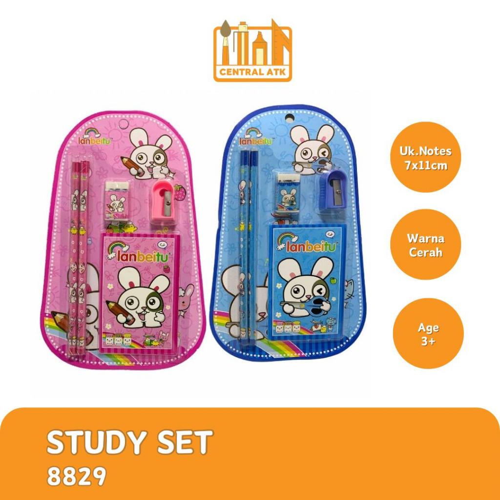 

STATIONERY SET / STUDY SET / PAKET ALAT TULIS KARAKTER 8829