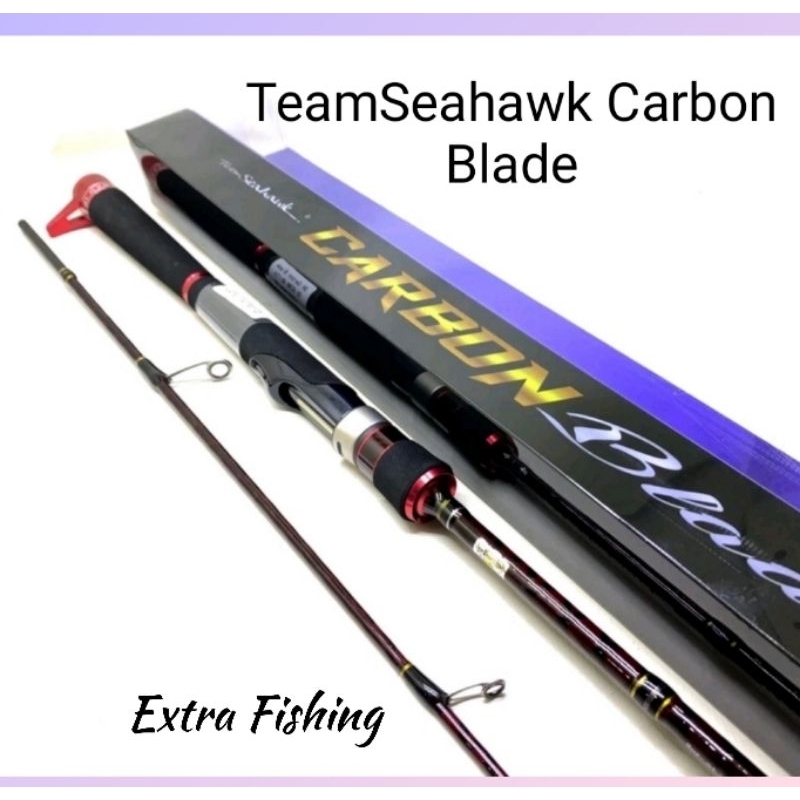 Joran TeamSeahawk Carbon Blade 165cm 180cm Tipe Carbon Ulir Kuat || ORIGINAL