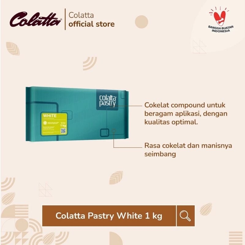 

COLATTA PASTRY COMPOUND WHITE 1KG