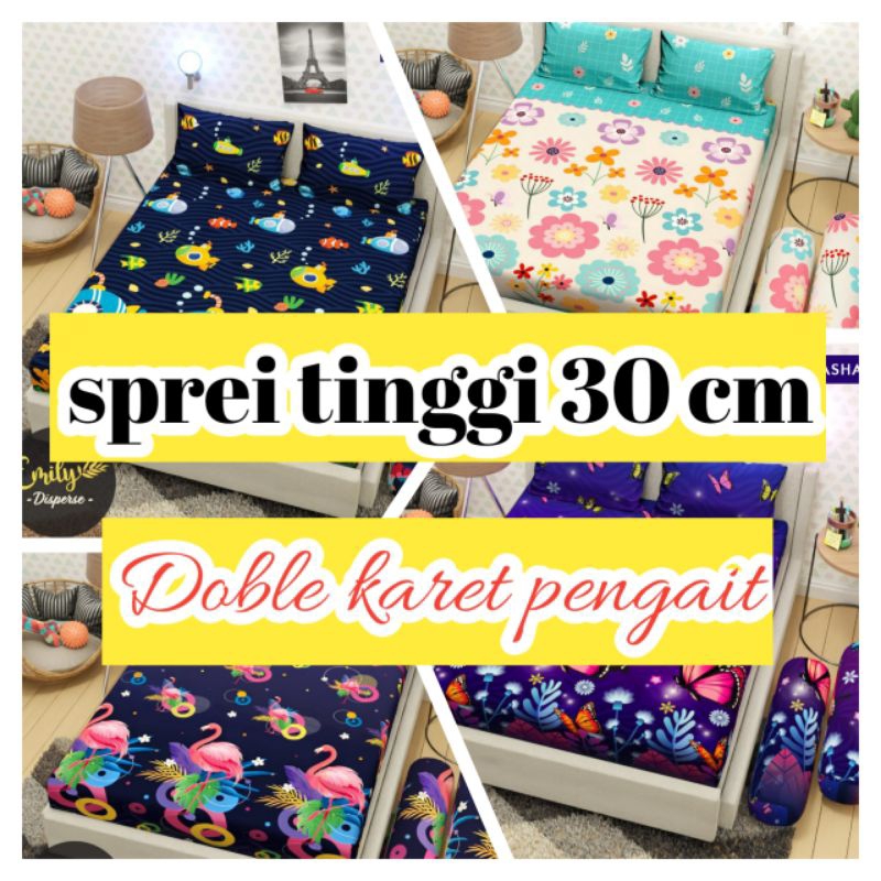 sprei 180x200x30 ,sprei 160x200x30 ,sprei 180x200 tinggi 30 ,sprei 160x200 tinggi 30 , SPREI TINGGI 