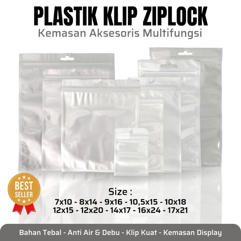 Plastik Klip Kemasan Display Ziplock Aksesoris Multifungsi