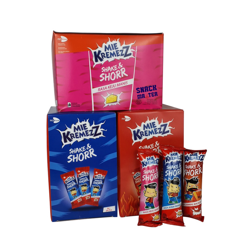 

VNBM66 Mie KremezZ Shake Shorr Netto 21 bks x 16 gr II