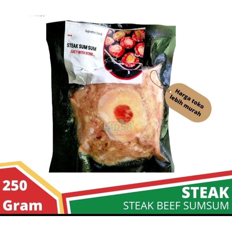 

Steak Beef Sumsum 250 Gram Steak Sumsum