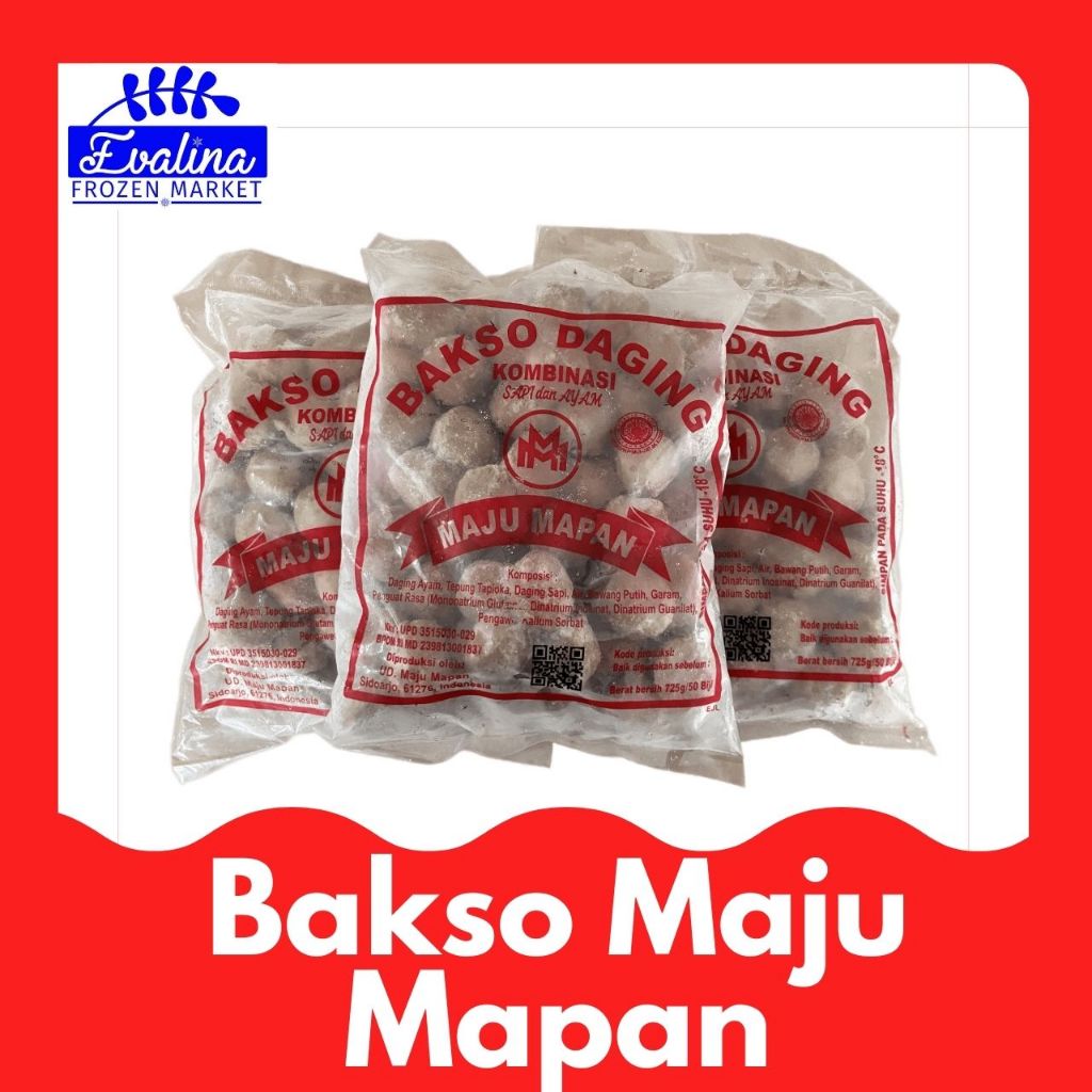 

Baso Daging Kombinasi Maju Mapan isi 50