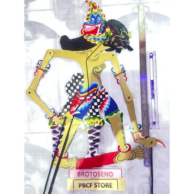 WAYANG BROTOSENO EMAS WAYANG BRATASENA WAYANG KARTON DUPLEX TEBAL MAINAN ANAK HIASAN DINDING