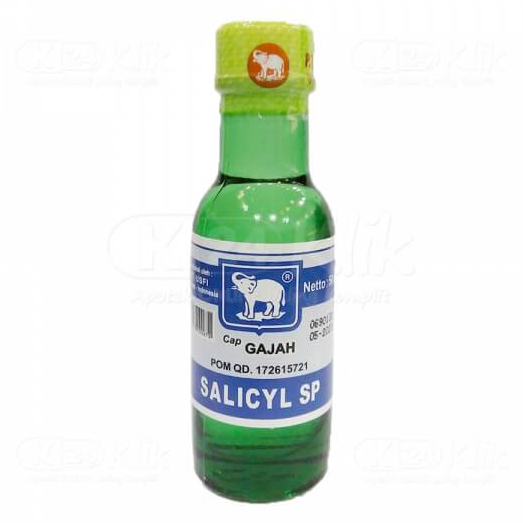 SALICYL SPIRITUS CAP GAJAH DAPAT MEMBANTU MENGHILANGKAN PANU, KADAS & KURAP