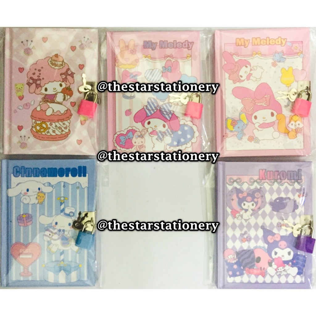 (1 Biji) Diary Kunci Karakter 50K 15 x 11 x 1 Cm 63-70 Lembar / Buku Diary Gembok / Notebook Diary Fancy Dengan Gembok &amp; Kunci / Diary Anak / Diary Kunci GXIMP 50K BA66-1411