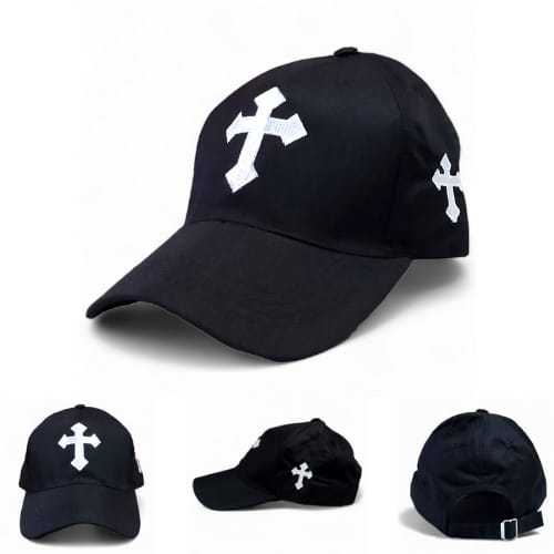 Topi Baseball Logo Salib Kristen Khatolik