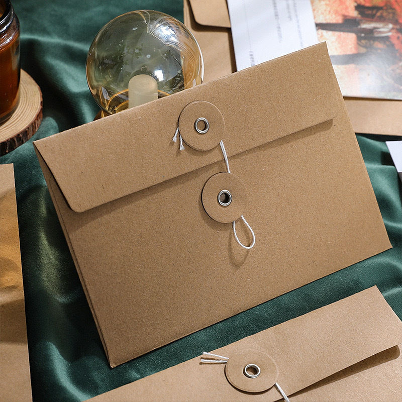 

RETRO TIE-STRAP THICK KRAFT ENVELOPE - AMPLOP COKLAT TEBAL BERTALI