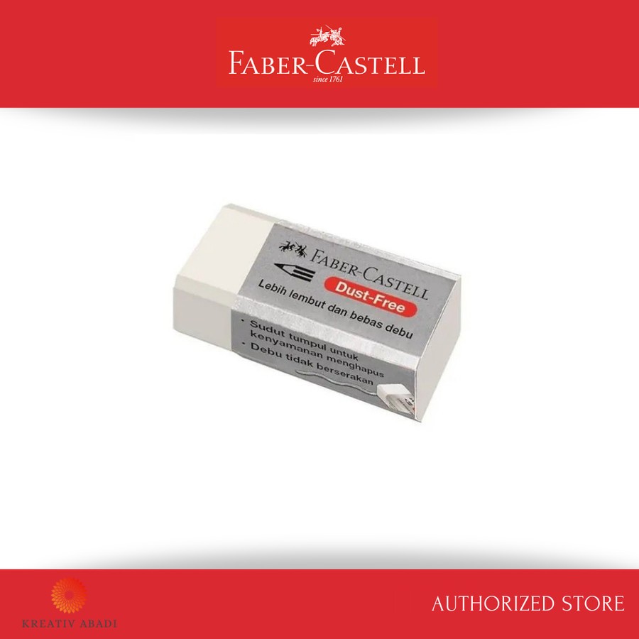 

Penghapus Faber-Castell Dust Free Kecil WHITE