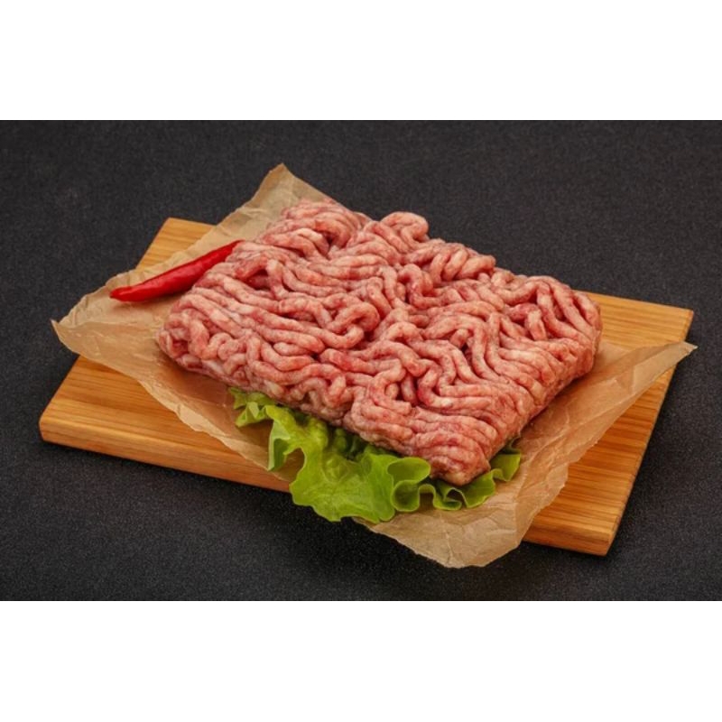 

jual Daging babi giling/pork minced per 500gram