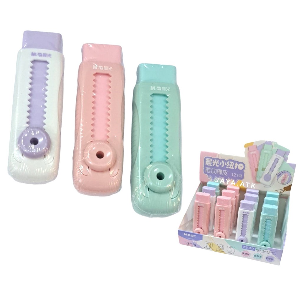 

PENGHAPUS PENSIL CETREK MEKANIK LUCU WARNA PASTEL MOTIF TG103 ERASER PEN RETRACT LUCU