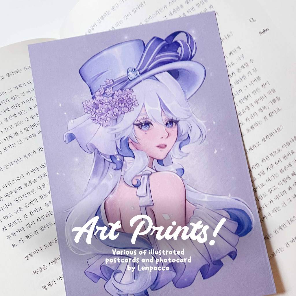 

Illustrated Postcard (Two Sides) | Art by Lenpacca / Kartu Pos Ilustrasi