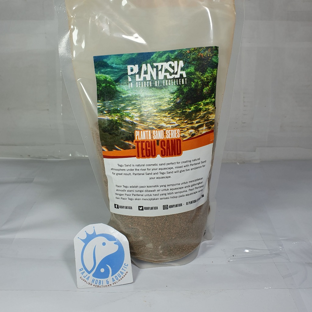 PLANTASIA TEGU SAND 1KG AQUASCAPE SUBSTRAT AQUARIUM PASIR DASAR